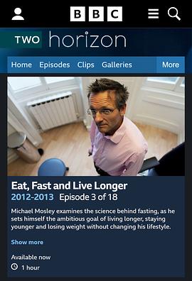 《节食与长寿》完整版在线观看